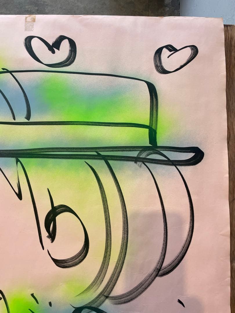 水森亜土 直筆 特大イラスト