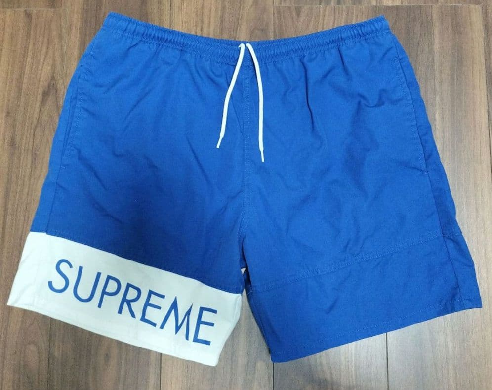 ★値下げ★　supreme 青 ショートパンツ　水着
