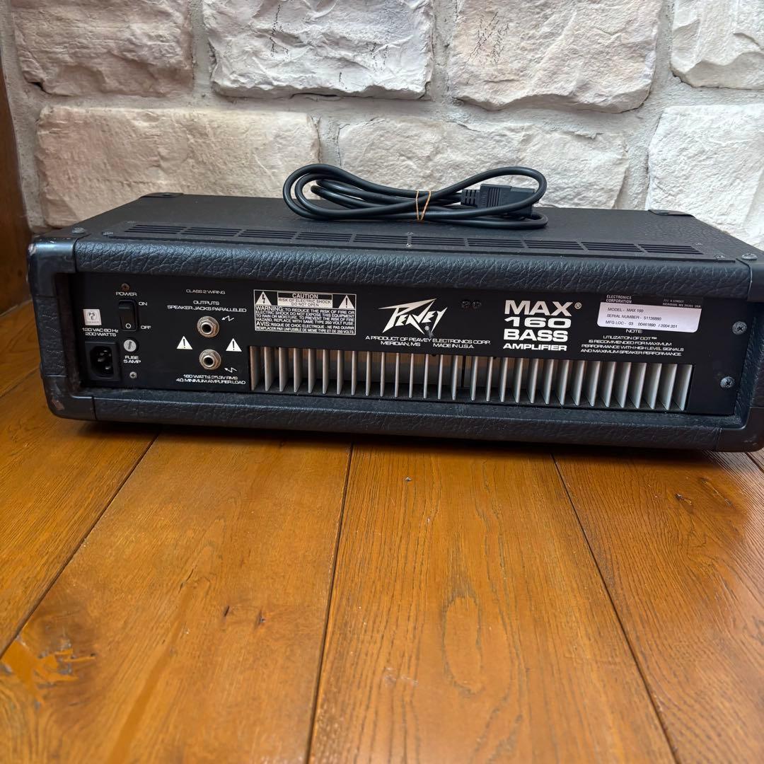 Peavey Max 160 Bass ヴィンテージ　アンプヘッド　USA製