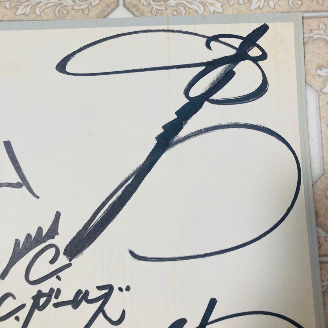 CCガールズ　直筆　サイン色紙 青田典子　原田徳子　藤森夕子　藤原理恵