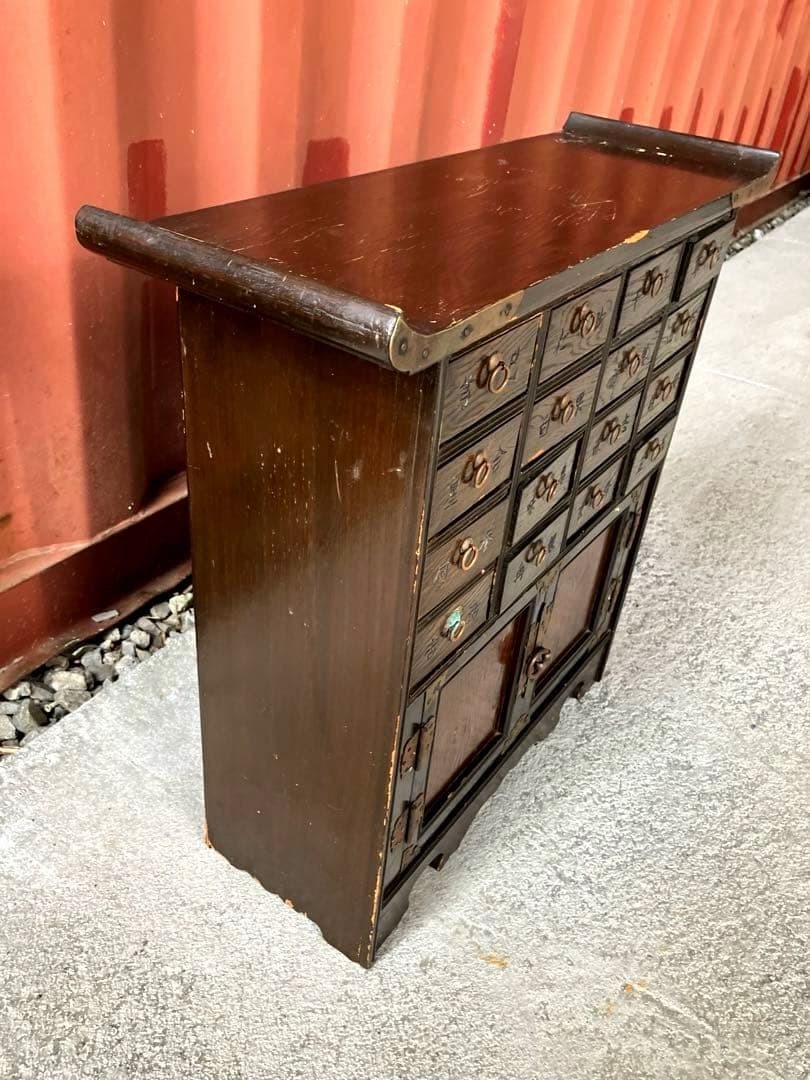 アンティーク　李朝　薬箪笥　訳あり