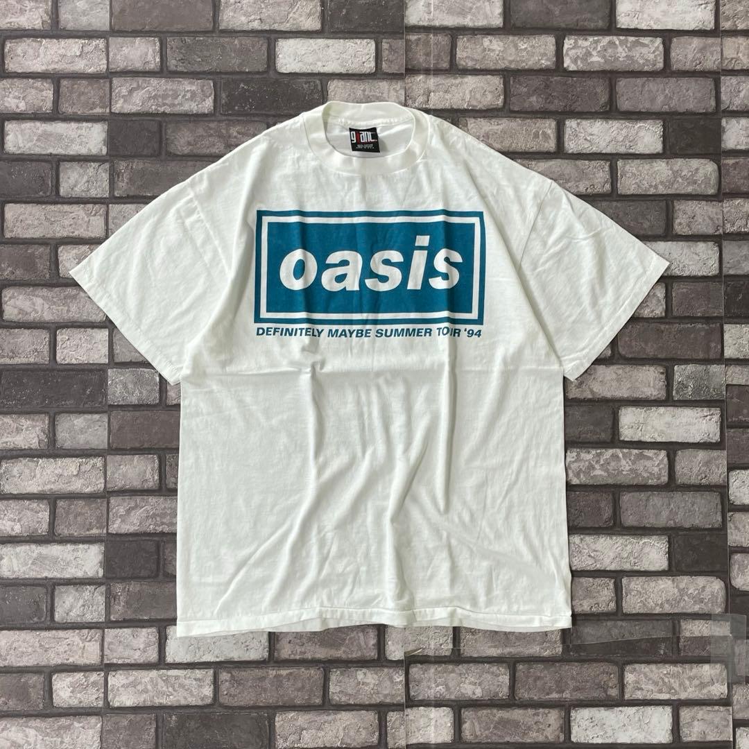 oasis オアシス 94 tour S/S band T shirt xl