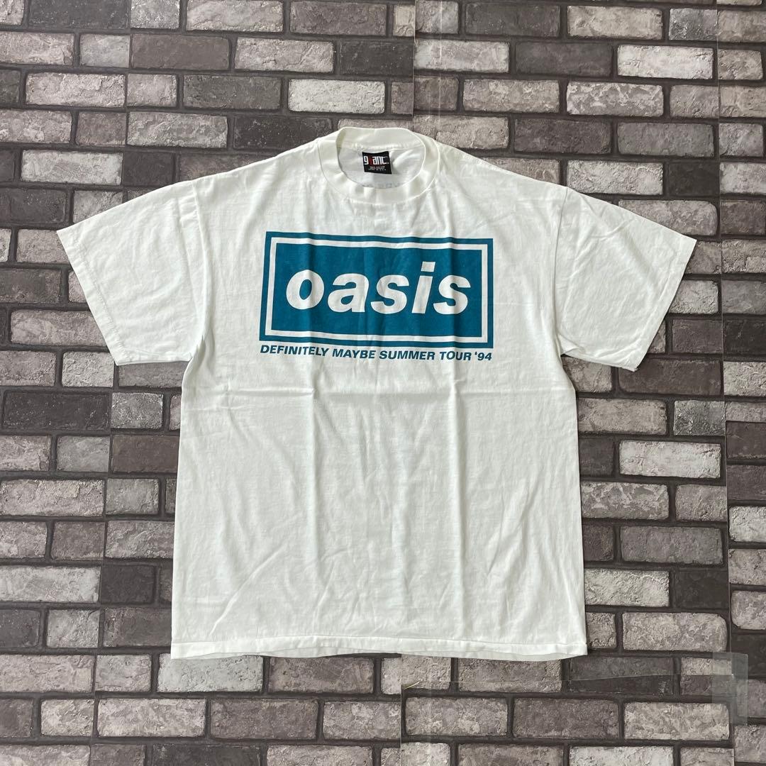 oasis オアシス 94 tour S/S band T shirt xl