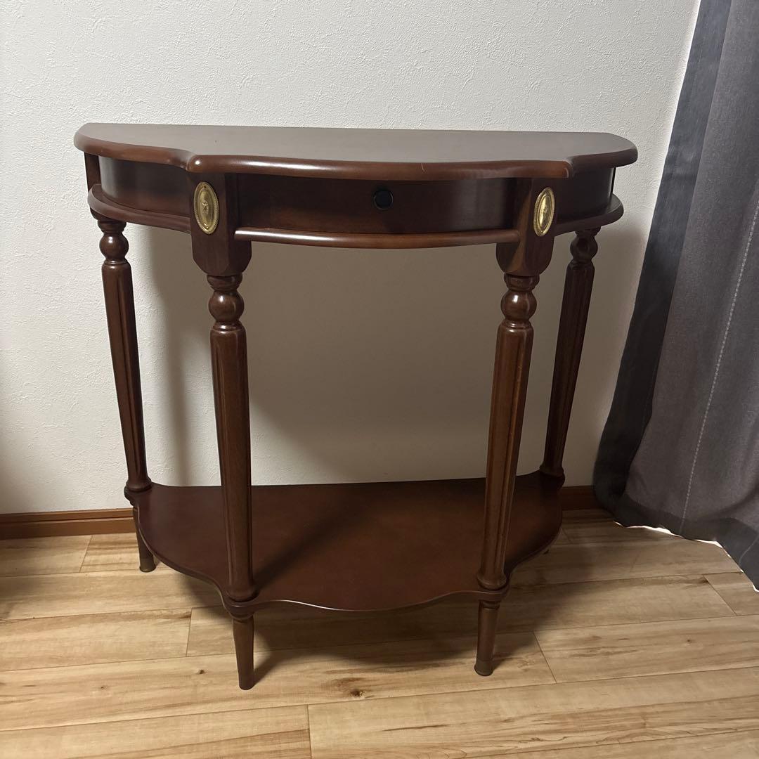 半円　コンソールテーブル　アンティーク　美品　最安値