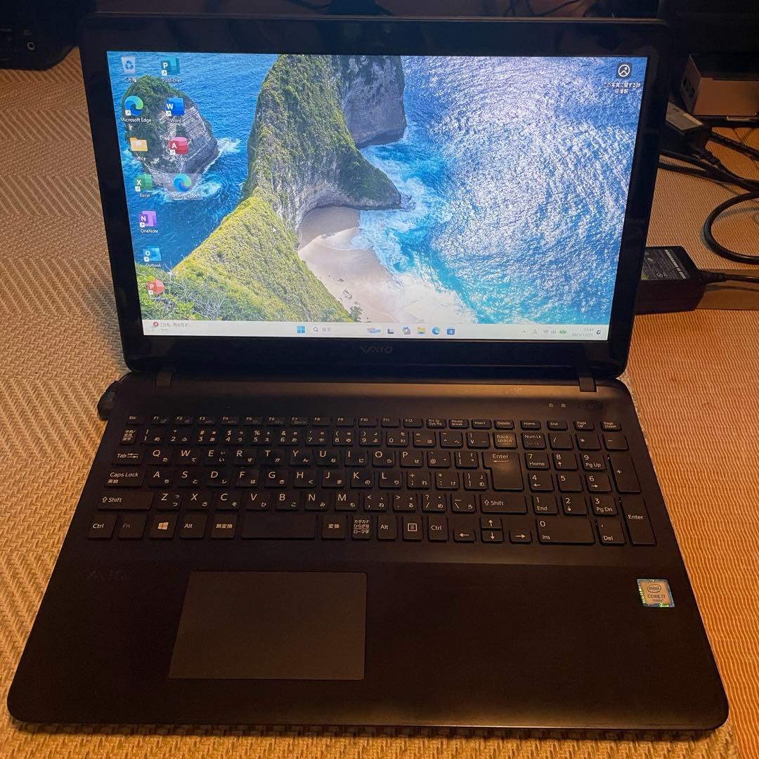 Office付VAIO VJS151 i7 SSD128GB/8GB/Win11