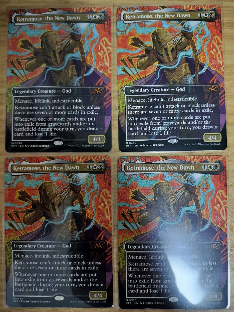 MTG 新たな夜明け、ケトラモーズ　英語版4枚セット