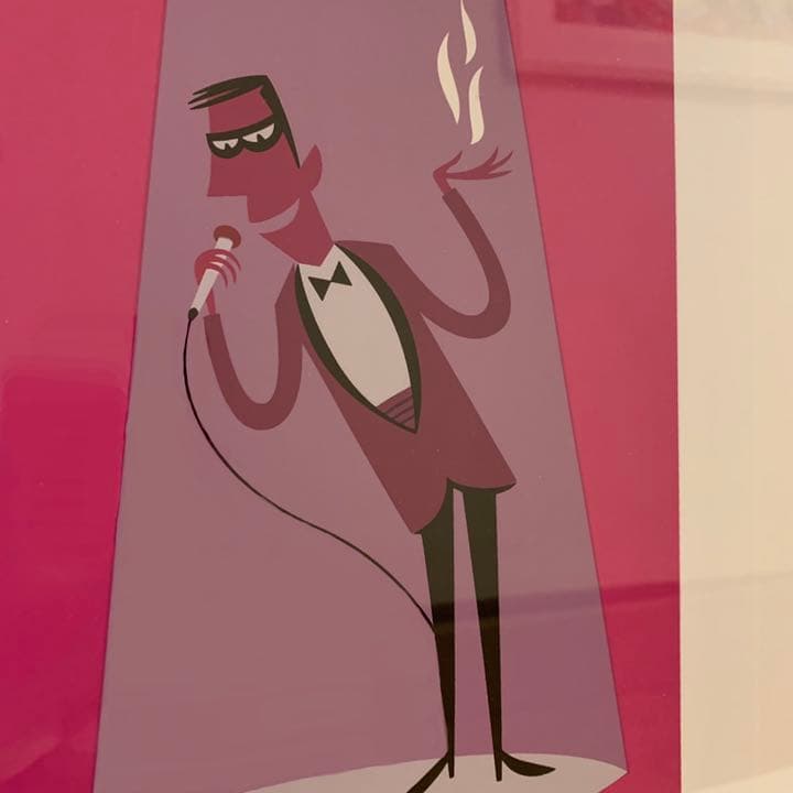 貴重　Shag シャグ シルクスクリーンポスター　ナンバーリング. #004