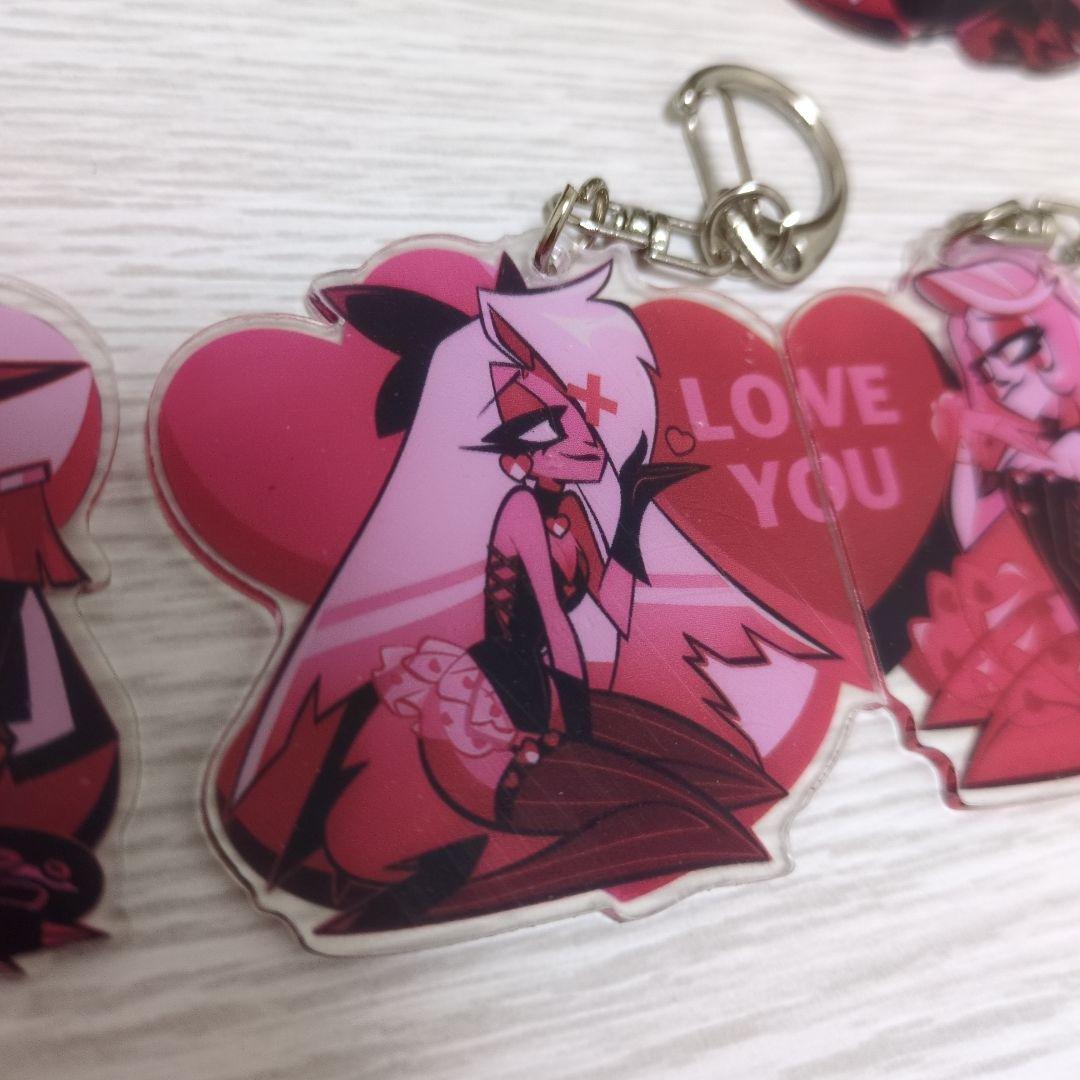 ハズビンホテル バレンタイン アクリルキーホルダー　4セット　全種類