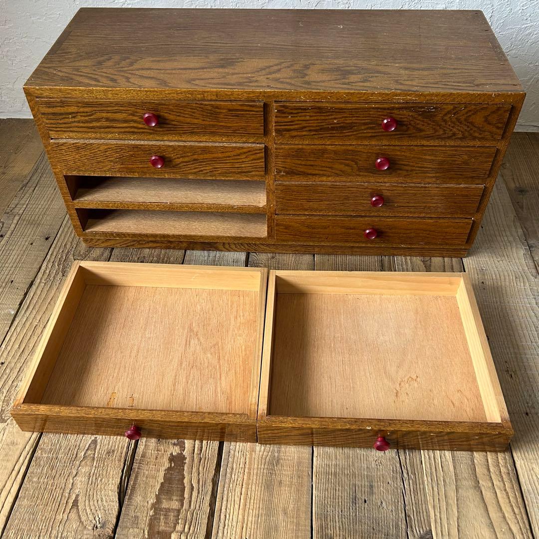 木製 レターケース 書類 収納 小引き出し