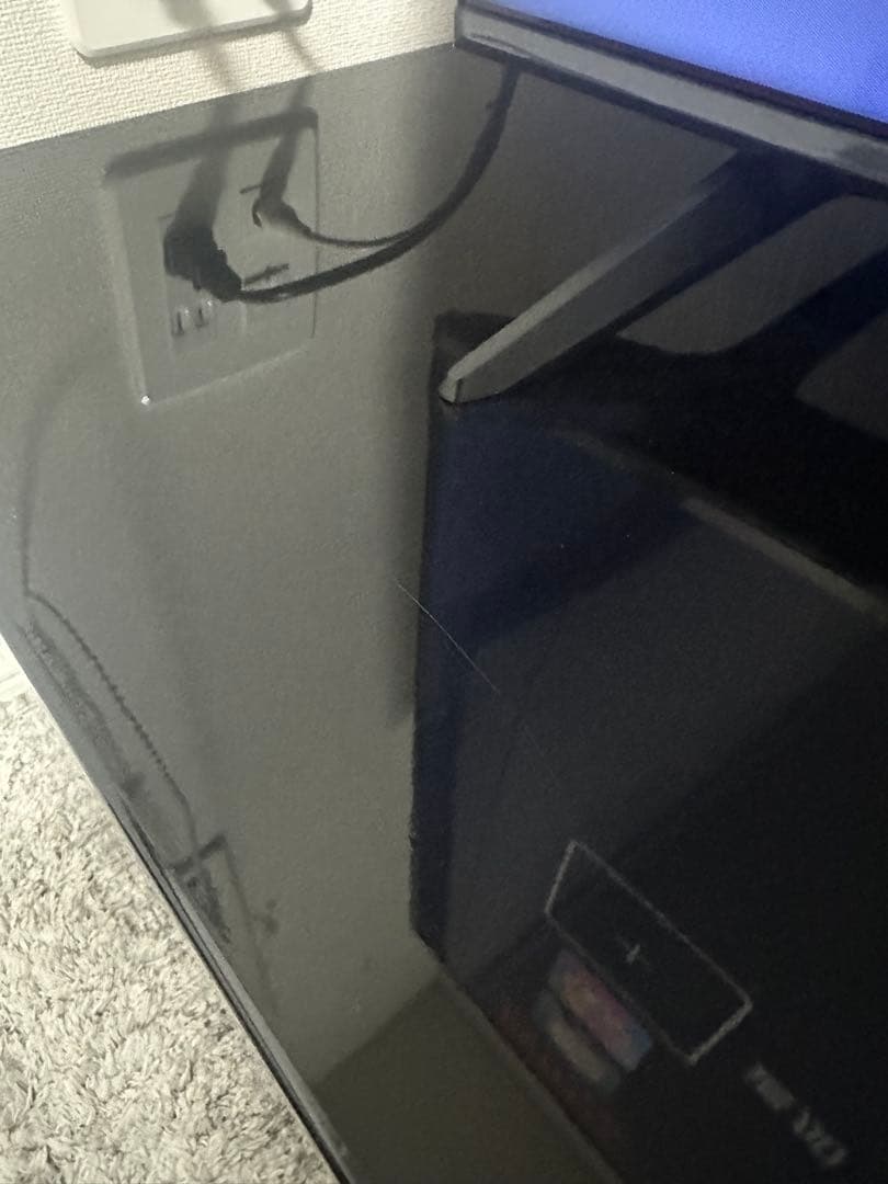 黒いモダンテレビ台