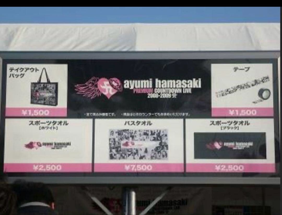 浜崎あゆみ 本人直筆サインボール 2008-2009カウントダウングッズ セット