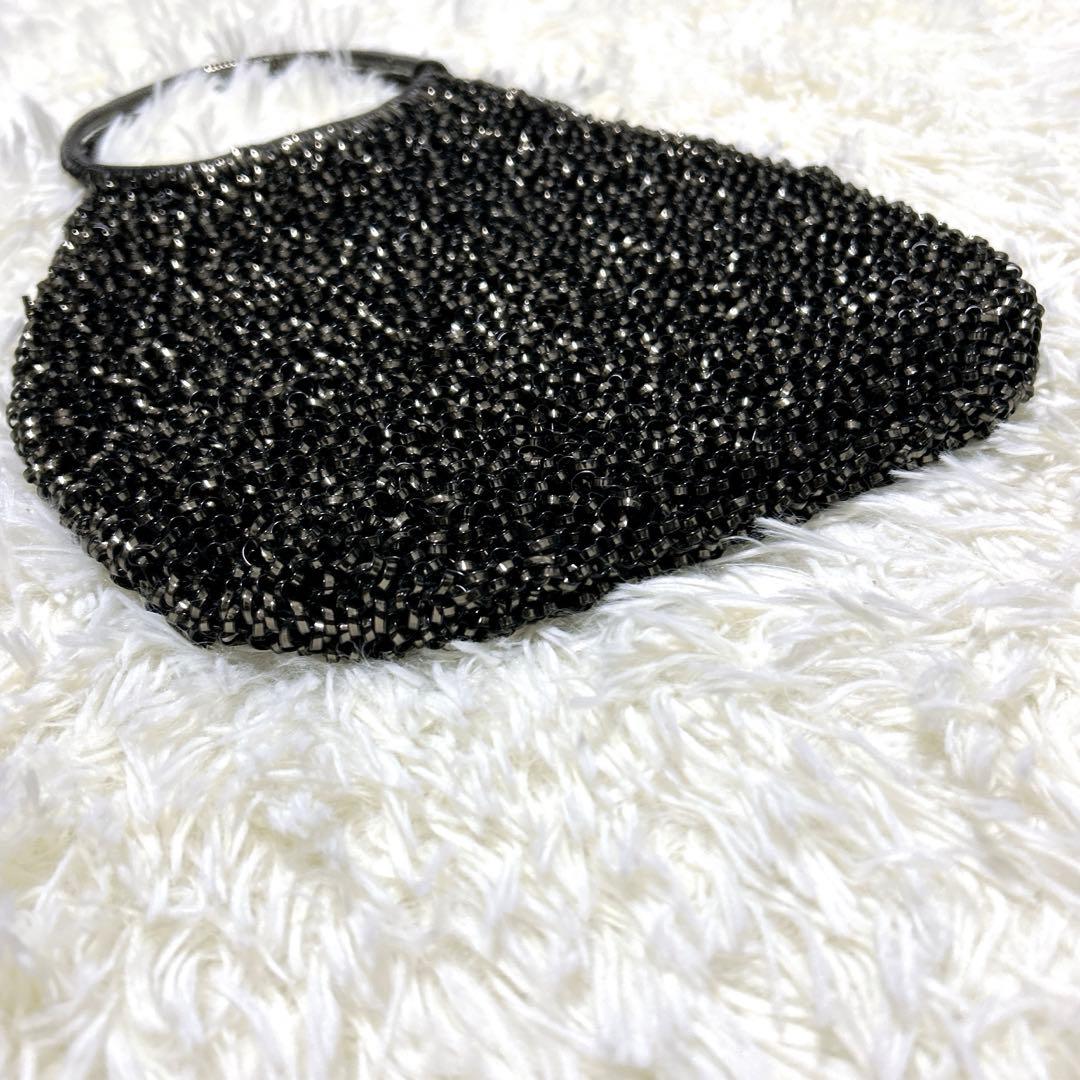 【美品】ANTEPRIMA ワイヤーバック　ブラック スタンダード　ラウンド