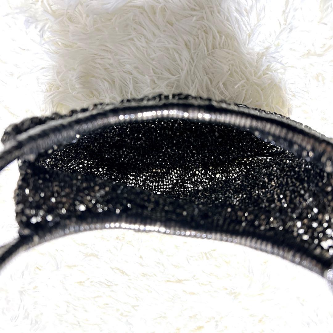 【美品】ANTEPRIMA ワイヤーバック　ブラック スタンダード　ラウンド