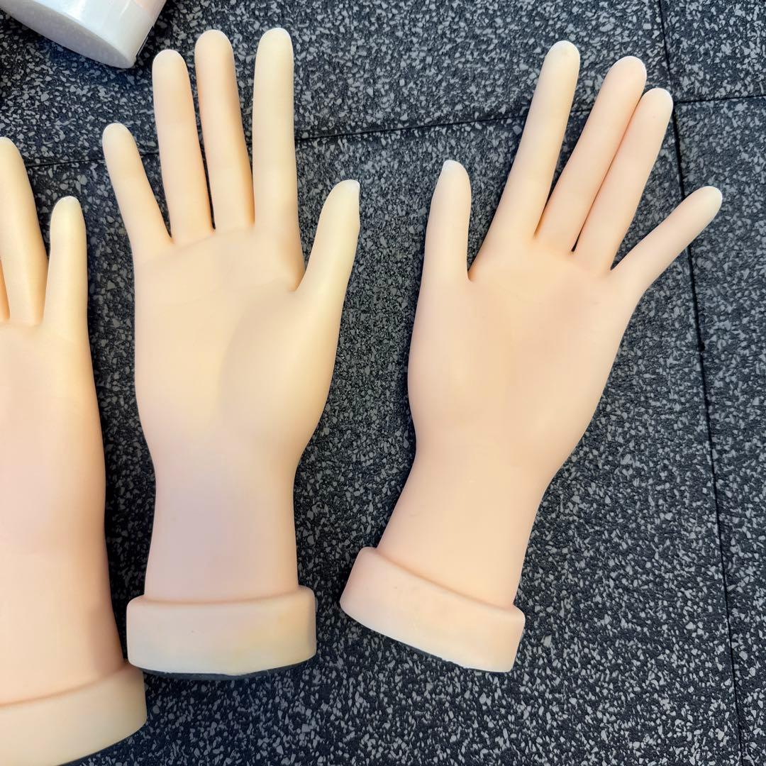 ネイル検定用ハンド　滝川 STモデルハンドセット2、練習用ハンドセット2、