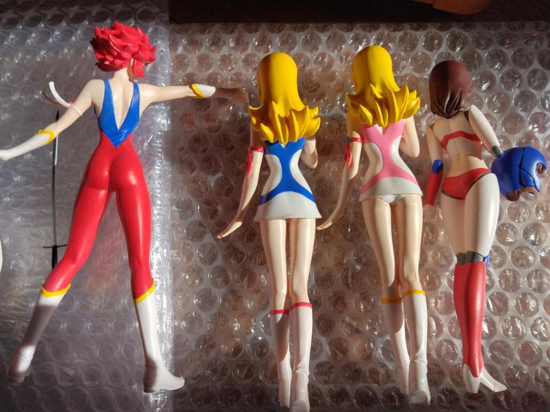 ハセガワ プラモデル キューティーハニー レイナ　4体セット　完成品