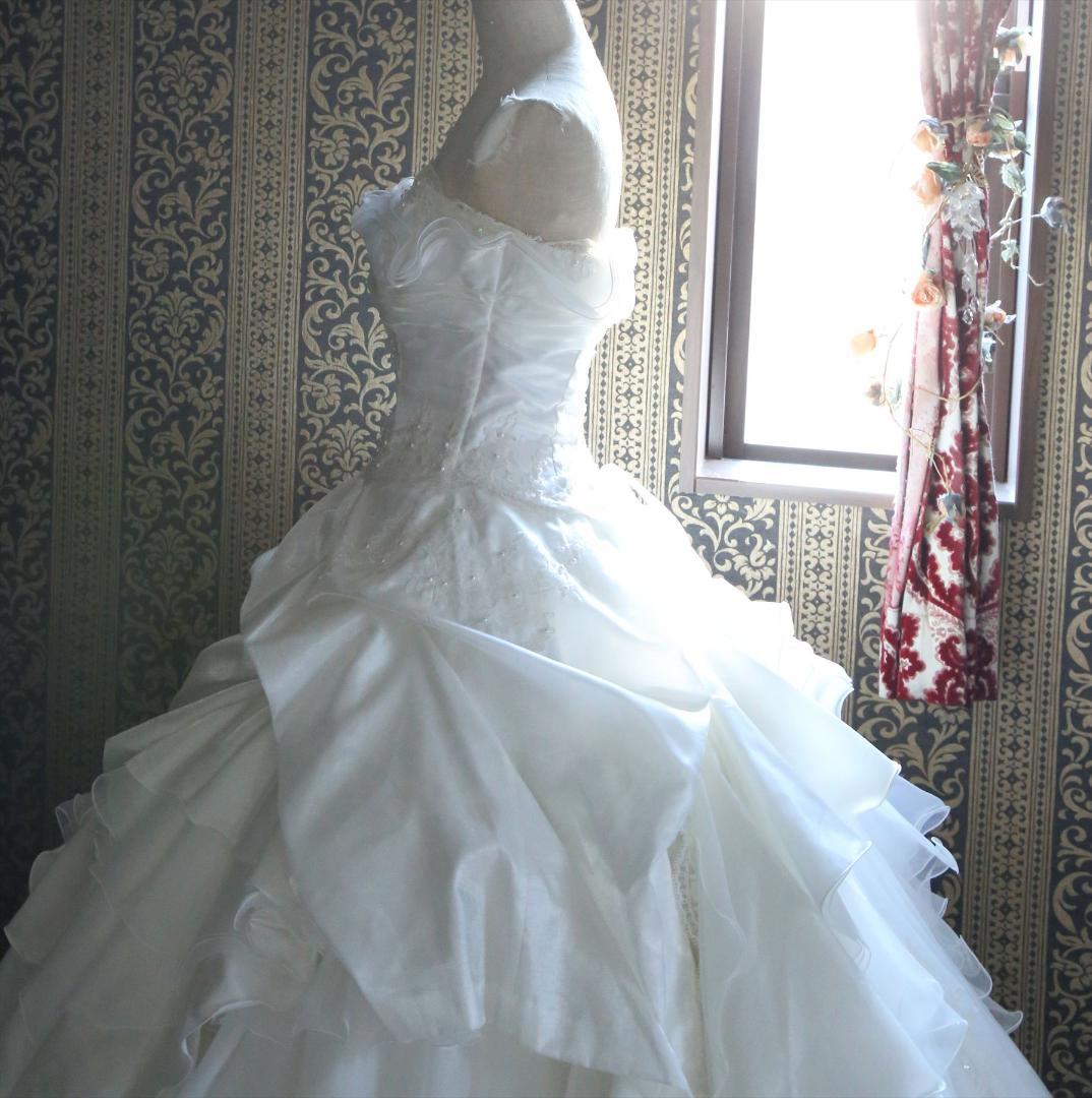 573クラウディアLoveryWedding高級ウエディングドレス7号9号11号