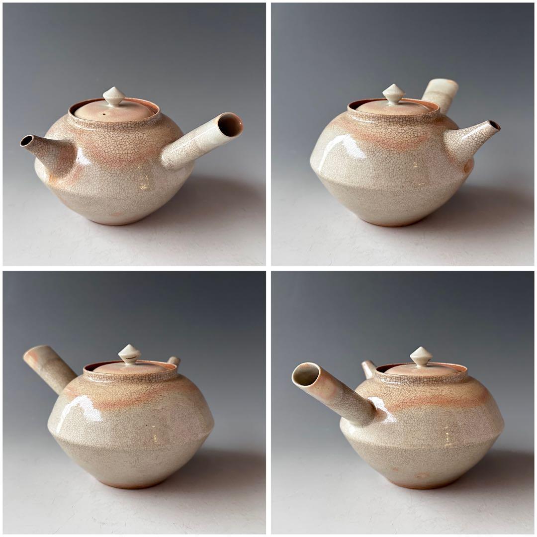 煎茶道具　ボーフラ　湯沸かし　村田亀水　京焼　煎茶道　稽古　茶会　陶芸