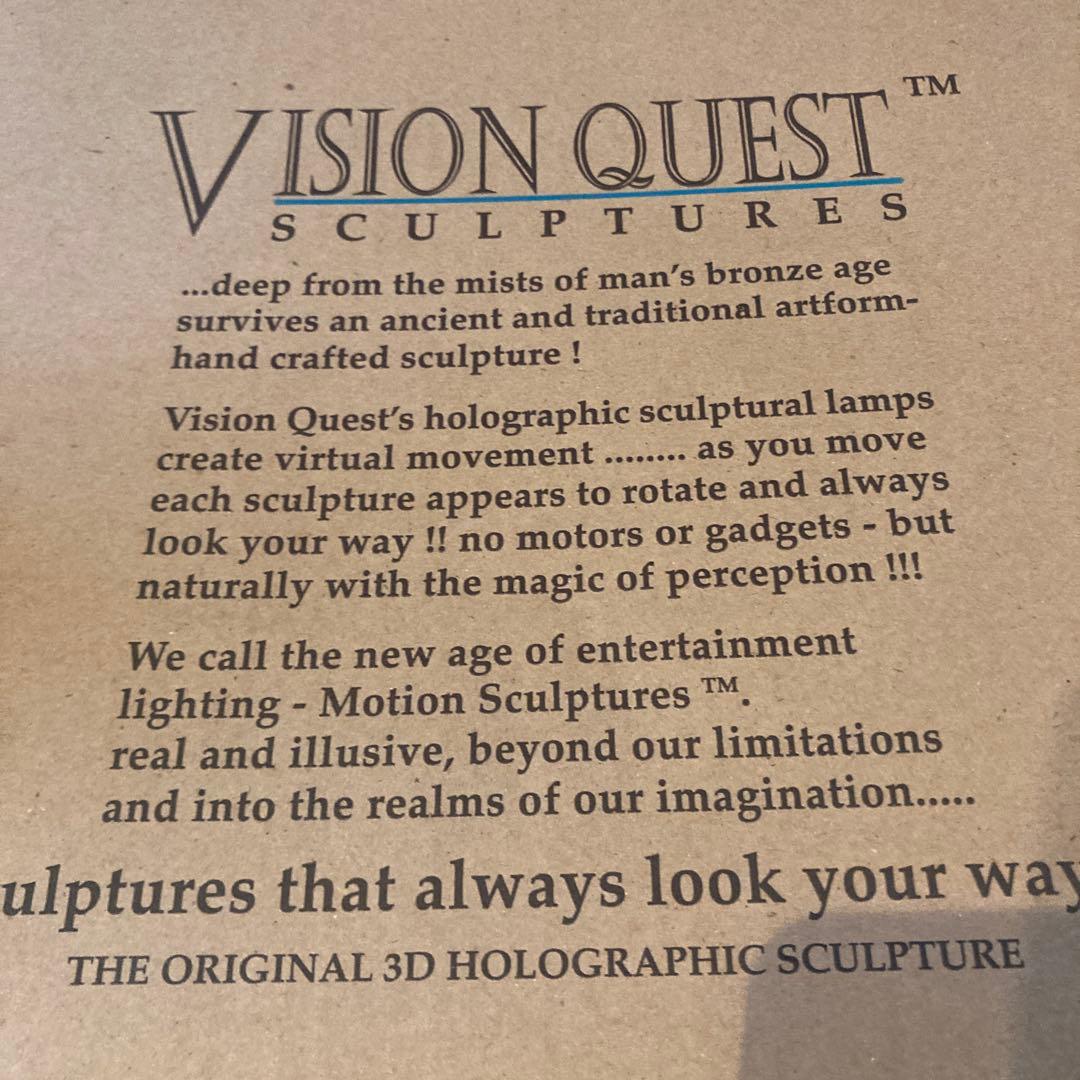値下げバリ島土産：Vision Quest ホログラフィック彫刻照明