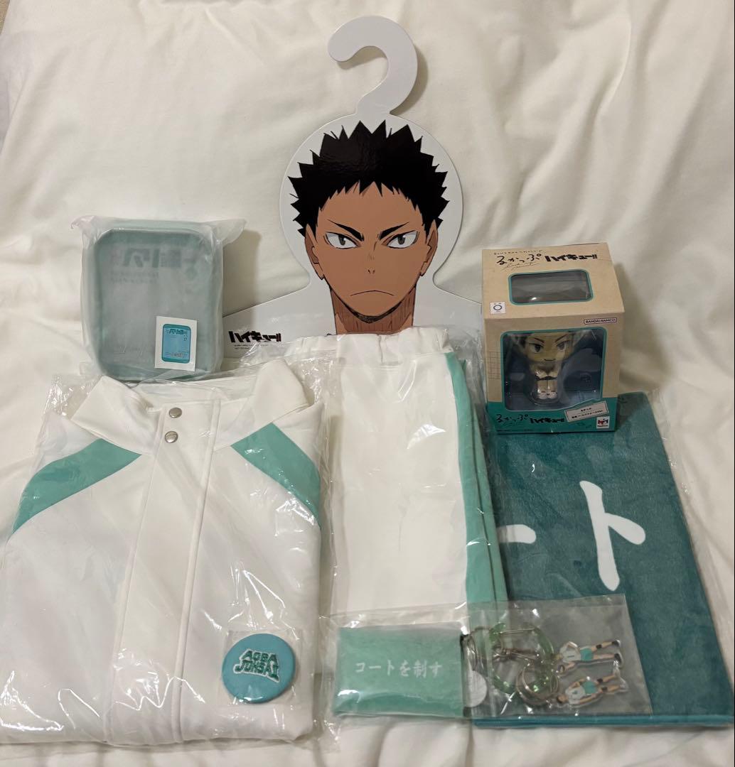 ハイキュー!! 岩泉一 るかっぷ 缶バッジ アクキー ハンガー 青城 ジャージ