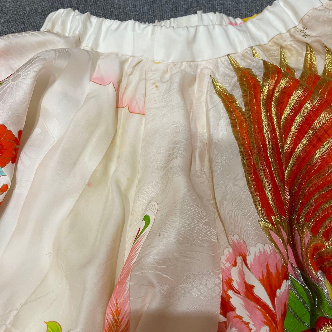 レオさま❣️ 専用子供着物リメイク 変形ワイドパンツ