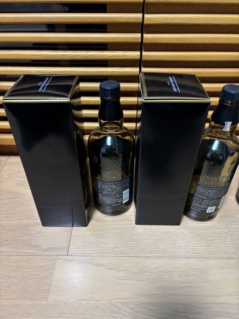 山崎18年 空瓶、空箱四セット 中身無し