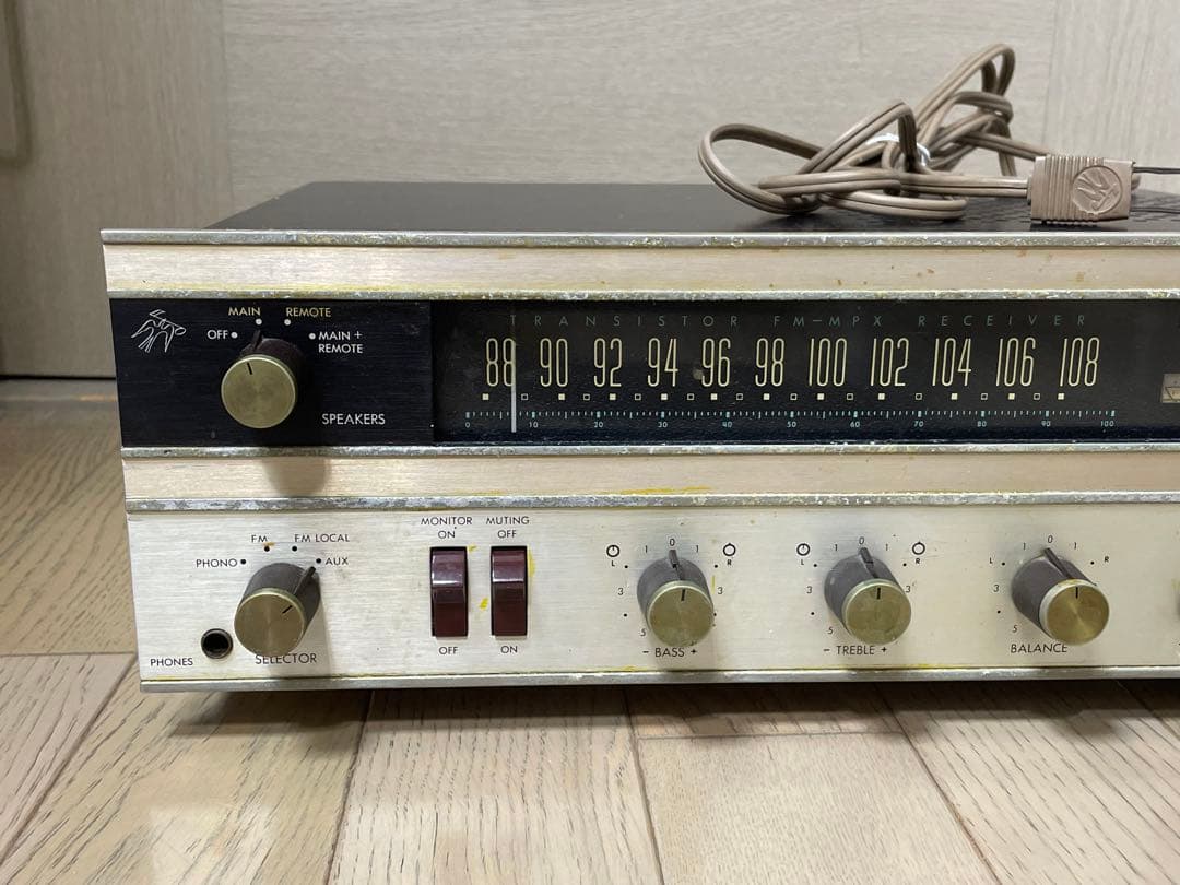 The Fisher フィッシャー 200-Tレシーバーアンプ　アメリカ60’s