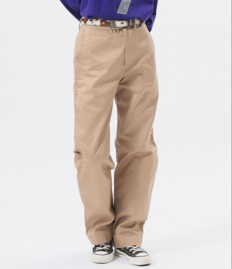 美品BEAMS BOY 別注BUZZ RICKSON'S チノパンツ　ベージュ