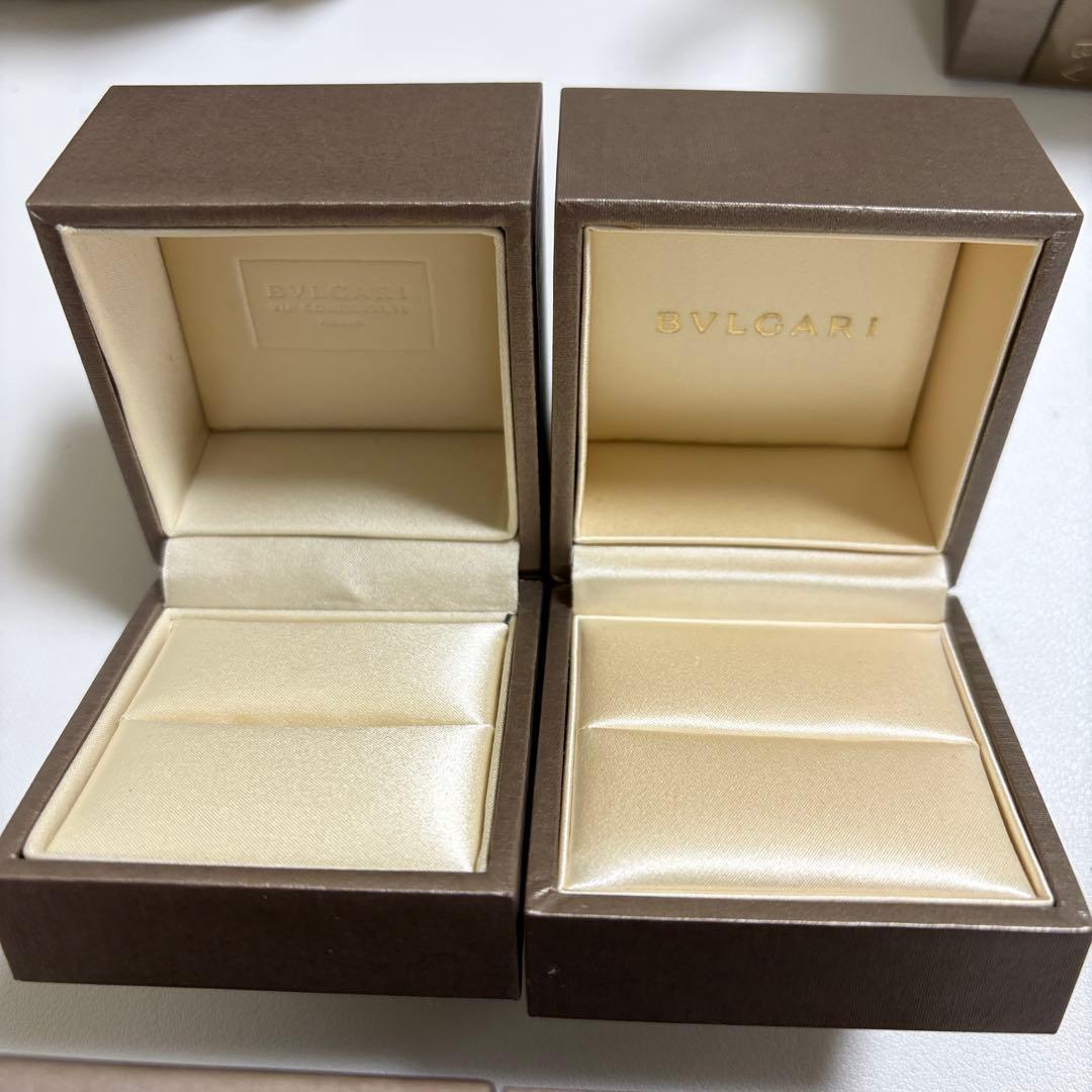 ブルガリ　リングケース　空箱　4個セット　現行品　リボン付き