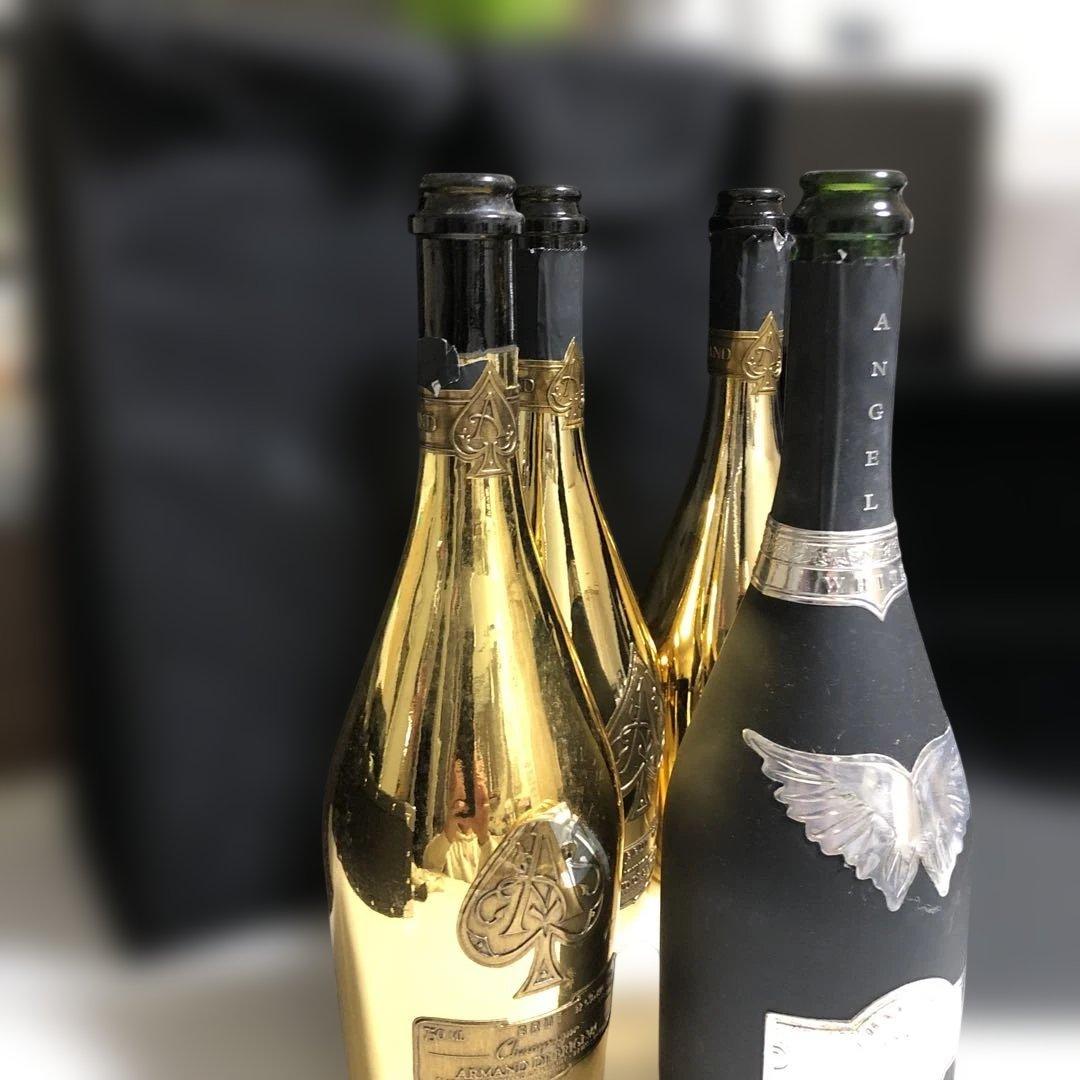 Armand de Brignac 各シャンパン空瓶ケース