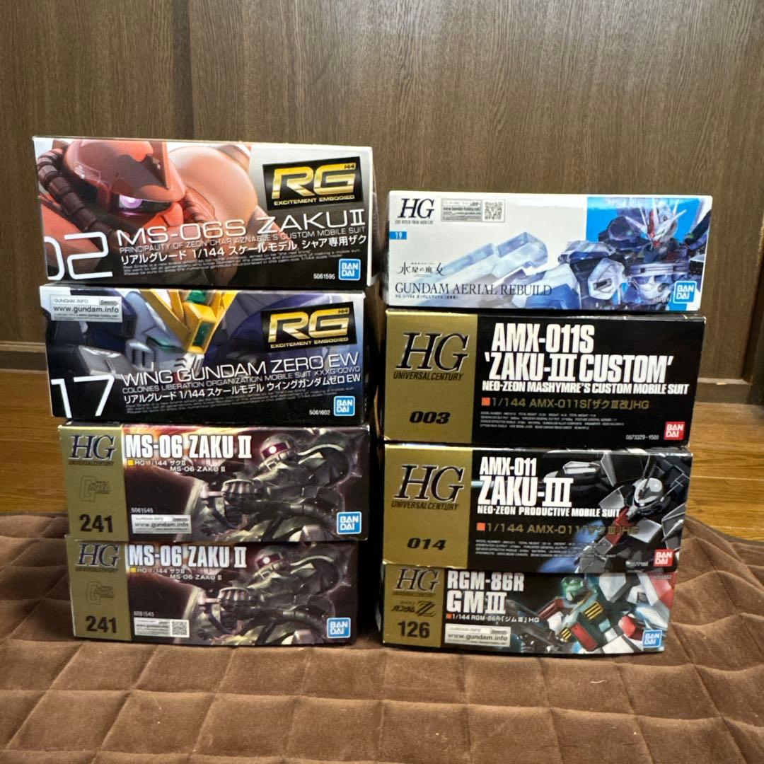 即購入可！！HG,RGガンプラまとめ売り(一部ジャンク有り)