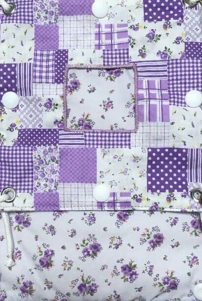 モモンガハウス(小花柄・紫Ver.2)  春(夏)秋仕様  1900円