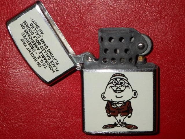 60’S★Nesor★ああ、クソっ！と叫ぶゲーム★オイルライター★ビンテージ★