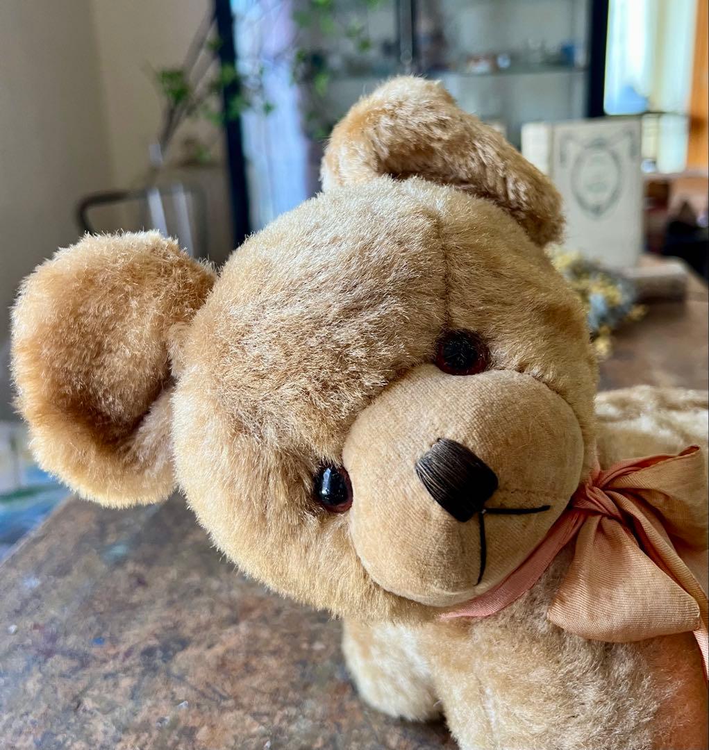 ヴィンテージ　くまのぬいぐるみ　熊　テディベア　アンティーク　レトロ　古道具