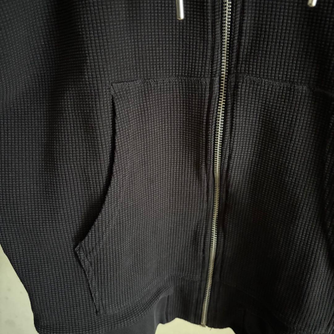 ひ*ち様 DIESEL サーマルジップパーカー ブラック L ディーゼル A00