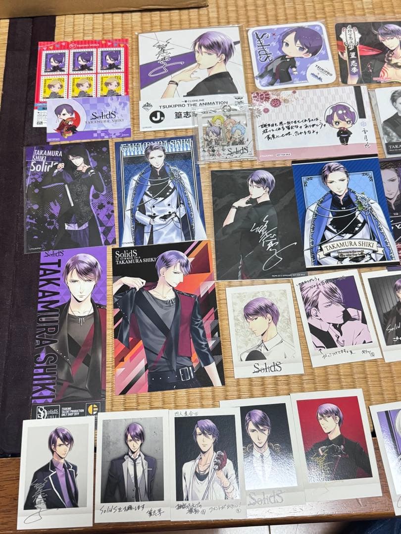 【まとめ売り】 ツキプロ SQ SolidS 篁志季 缶バッジ アクスタ