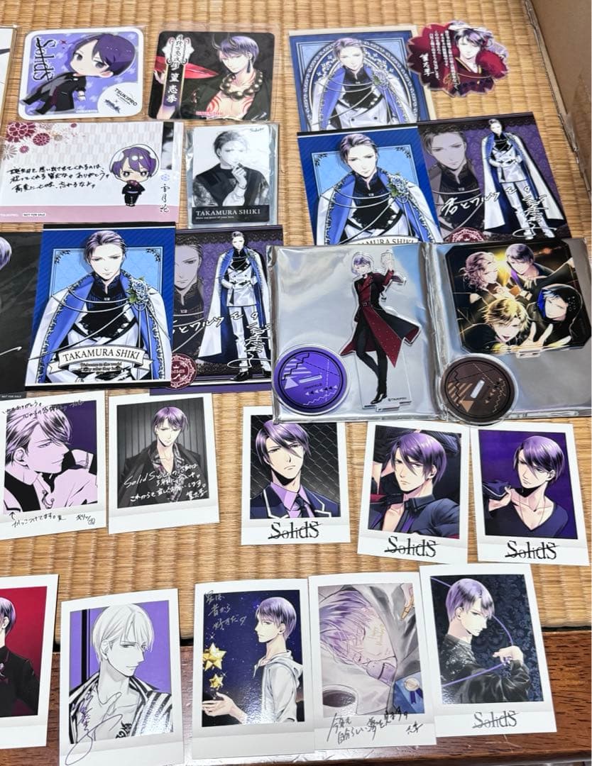 【まとめ売り】 ツキプロ SQ SolidS 篁志季 缶バッジ アクスタ