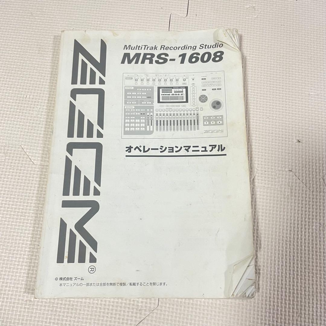 ZOOM MRS-1608 マルチトラックレコーディングスタジオ　現状品
