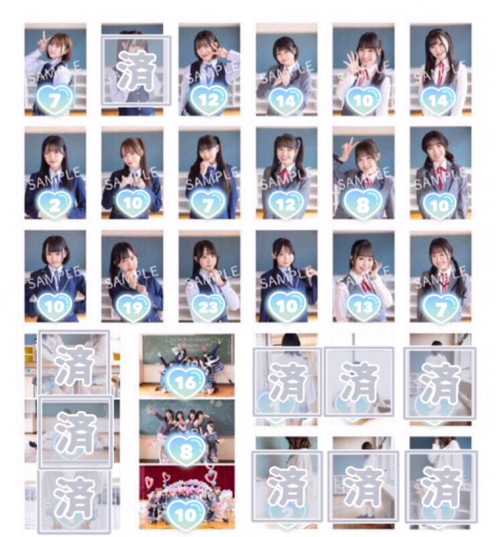 ハニフェス女子校文化祭 らんだむブロマイドセット（ハニフェスver.）