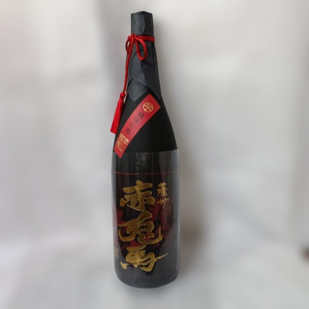 赤鬼馬 極味の霊 焼酎　1800ml 35度　未開封　新品未使用　黒色化粧箱入り