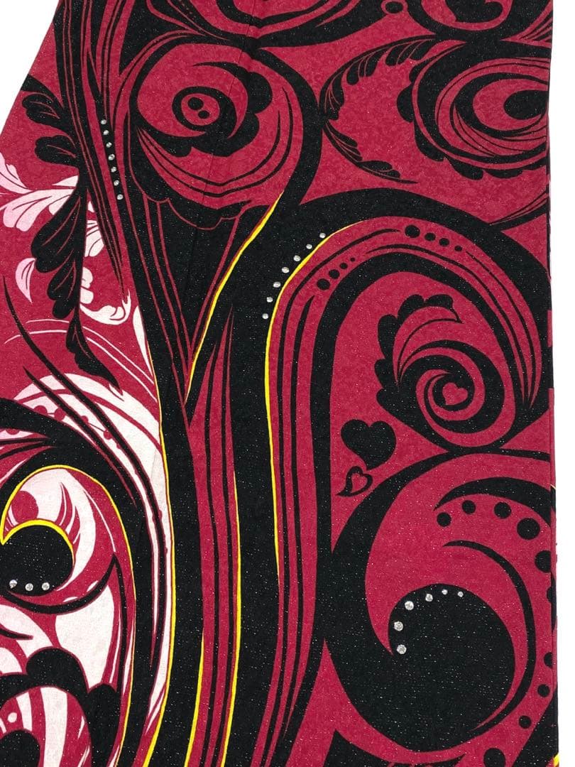 振袖 豪華 銀通し ストーン 紋意匠 個性的 身丈160cm パールトーン加工済