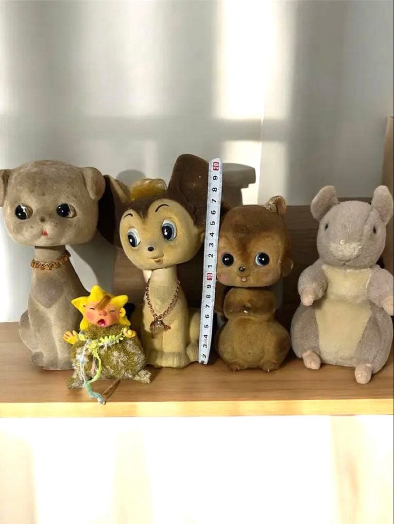 蚤の市　アンティークドール　置物　貯金箱