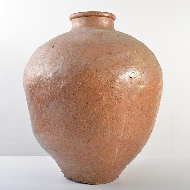 信楽焼　古信楽　種壺　高さ約45cm　C　R7460F