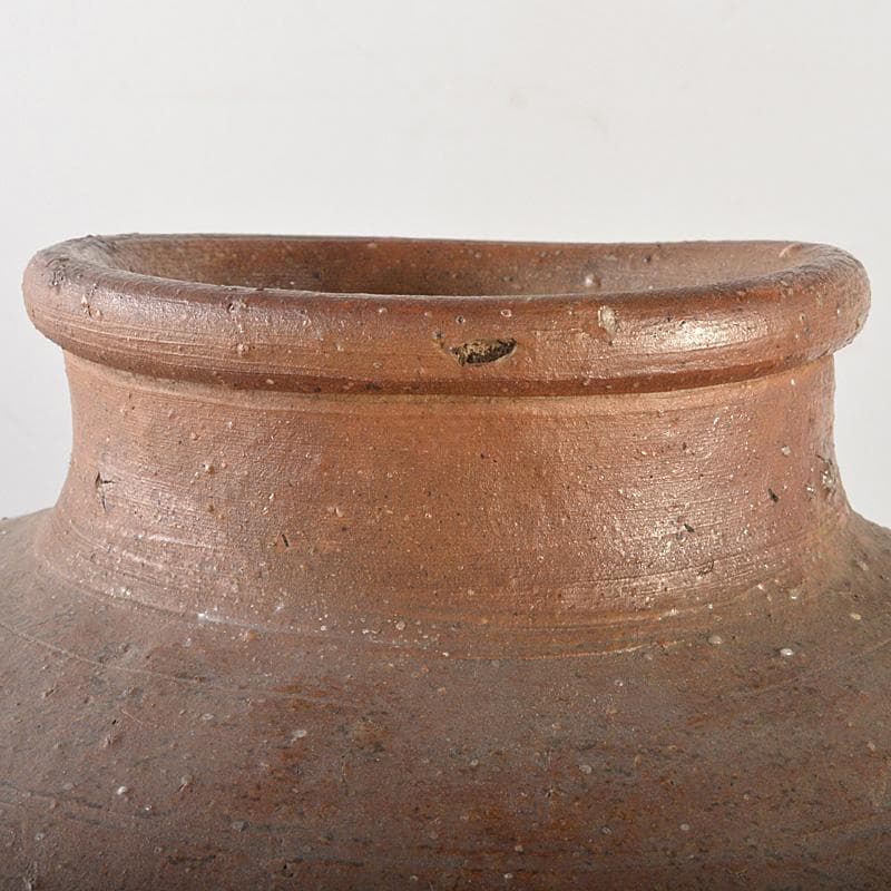 信楽焼　古信楽　種壺　高さ約45cm　C　R7460F