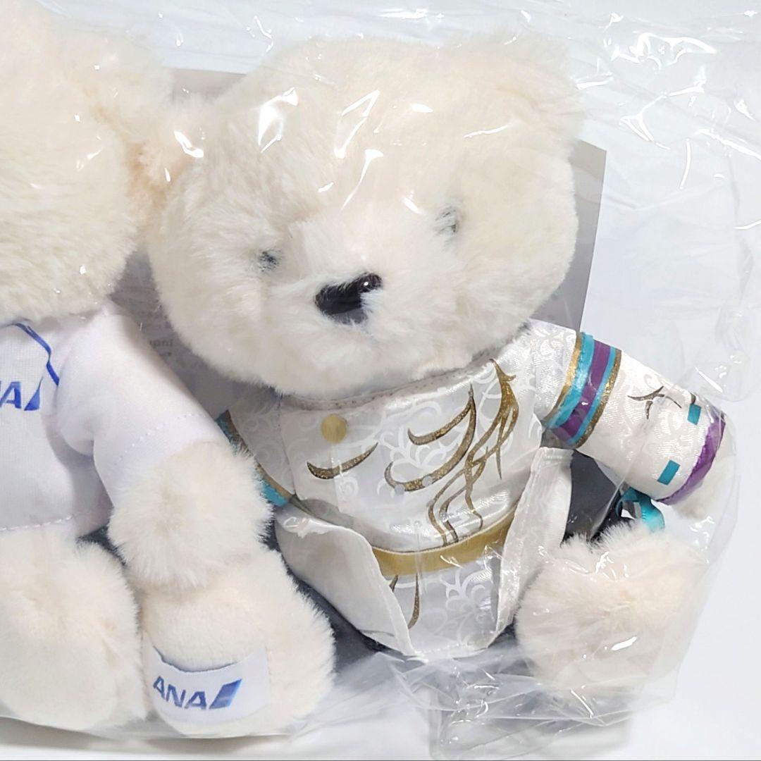 ANAオリジナル 羽生結弦 ベアブリック フライトベアぬいぐるみ アクスタセット