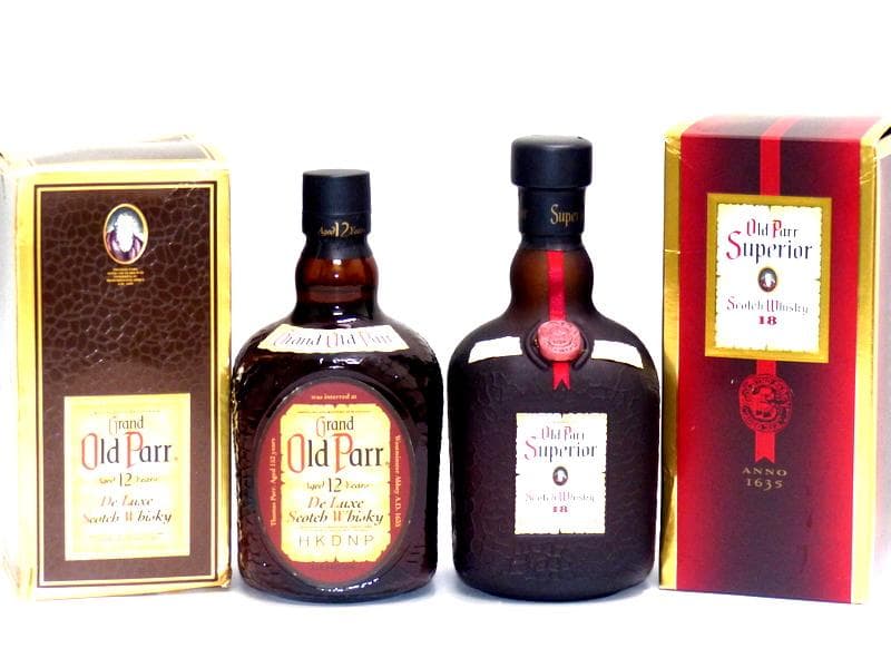 【1964】 オールドパ ースペリオール18年 グランドオールドパー12年 2本