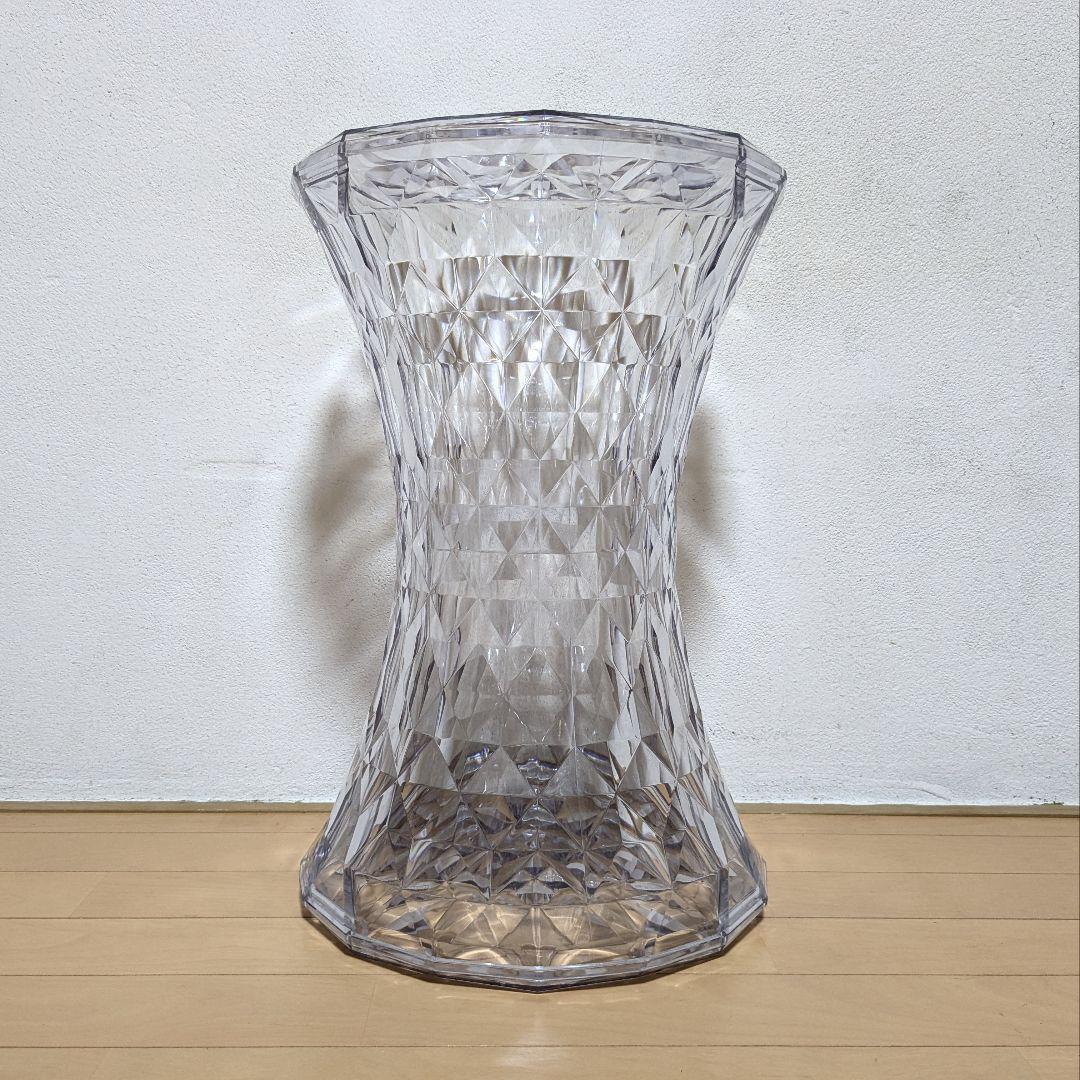 美品 Kartell STONE カルテル ストーン スツール クリスタル ④