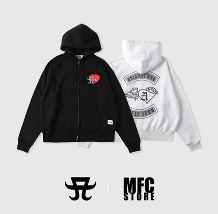MFC×ayumi hamasaki コラボパーカー ブラック Lサイズ
