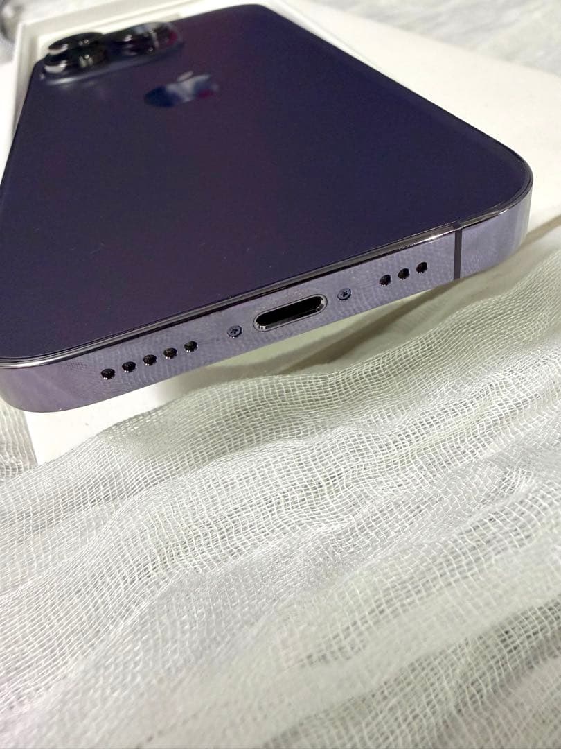 【極美品】iPhone14 Pro 512GB パープル　バッテリー容量100%