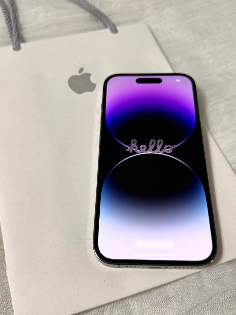 【極美品】iPhone14 Pro 512GB パープル　バッテリー容量100%