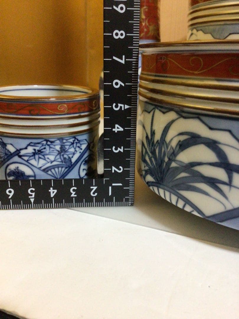 茶道具 染付 皆具 おそらく未使用品 共箱付き